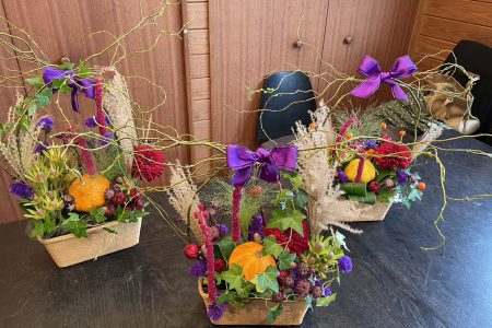 ハロウィン！今週のアレンジメント教室 10/22 10/25